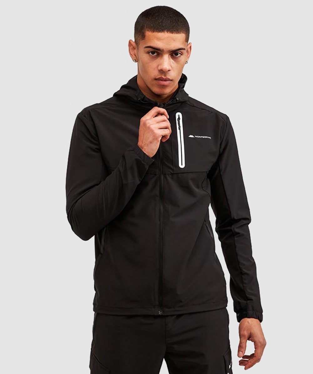 Ramble Woven Running Jacket BLACK Monterrain