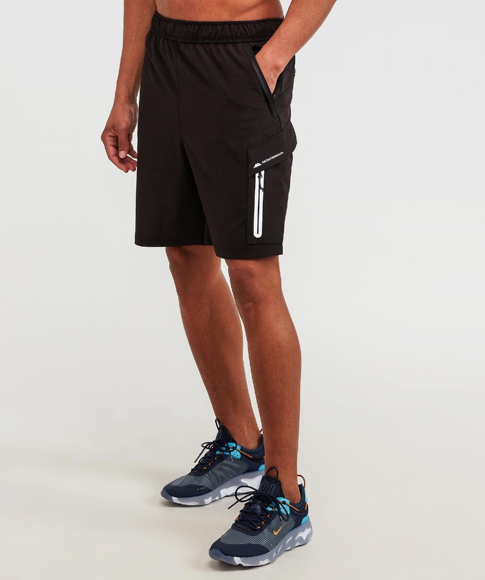 Ramble Woven Running Short | Black | Monterrain