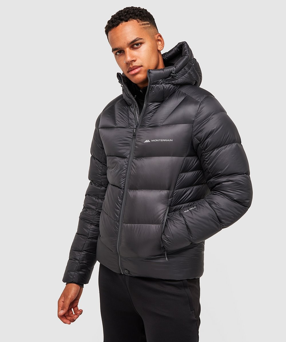 Everest Down Puffer Jacket, Charcoal