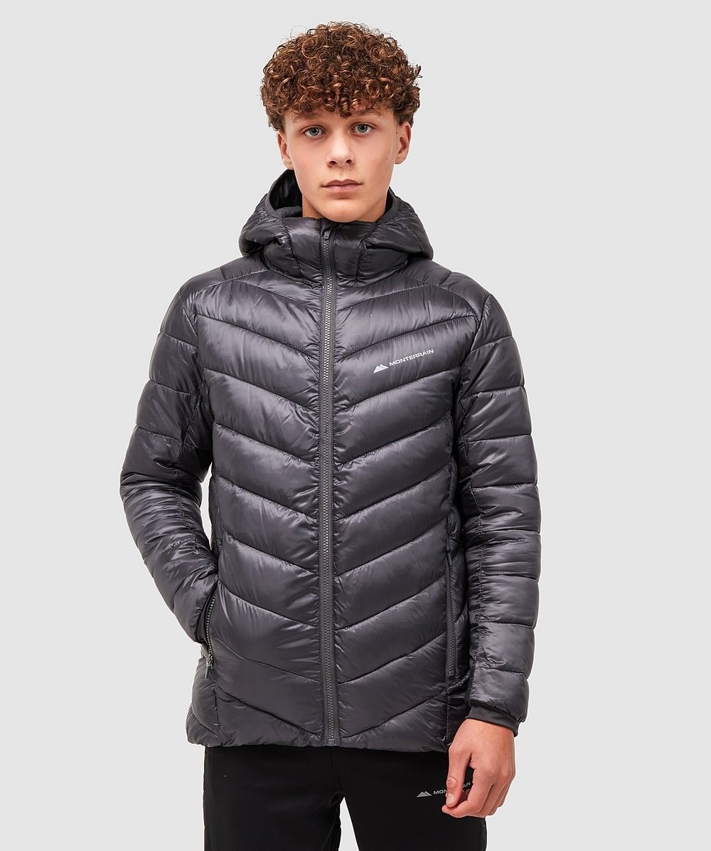 Junior Gradient Puffer Jacket Grey Monterrain