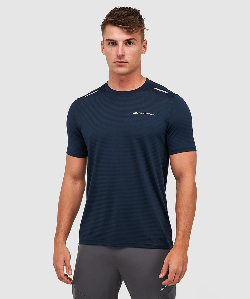 Velocity T-Shirt | Navy | Monterrain