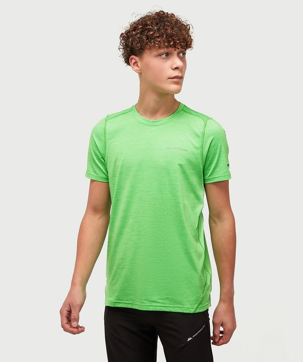 Junior Athos Space Dye TShirt Green Monterrain