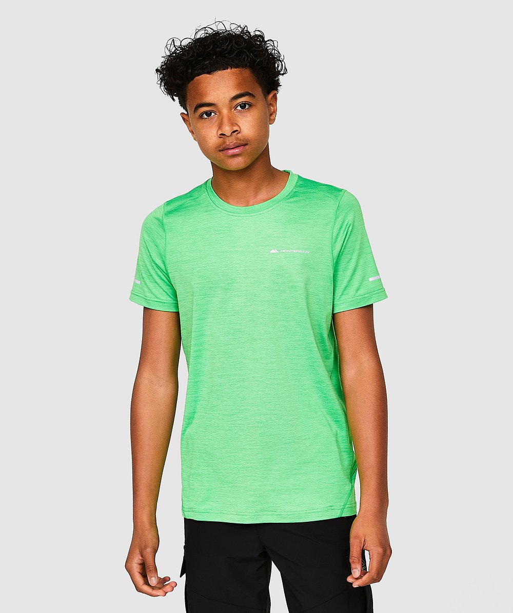 Junior Athos Space Dye TShirt Classic Green / Irish Green Monterrain