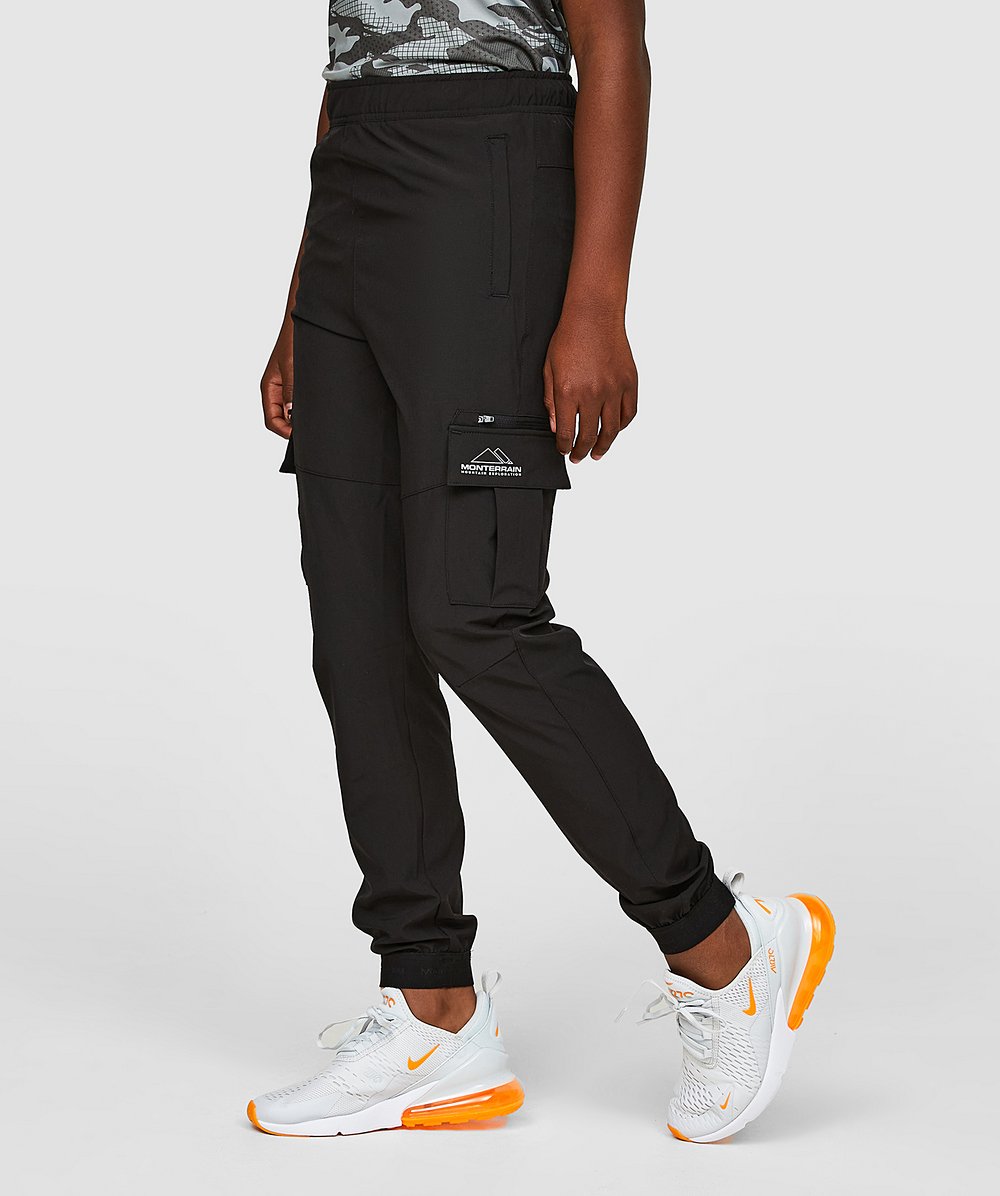 Junior Dart Running Pant Black Monterrain