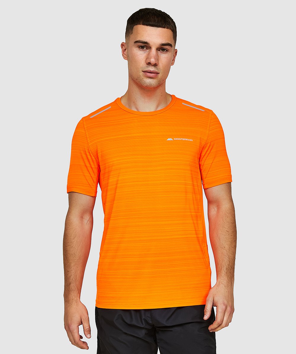 Lyder 2.0 Space Dye T-Shirt | Orange Clown Fish | Monterrain