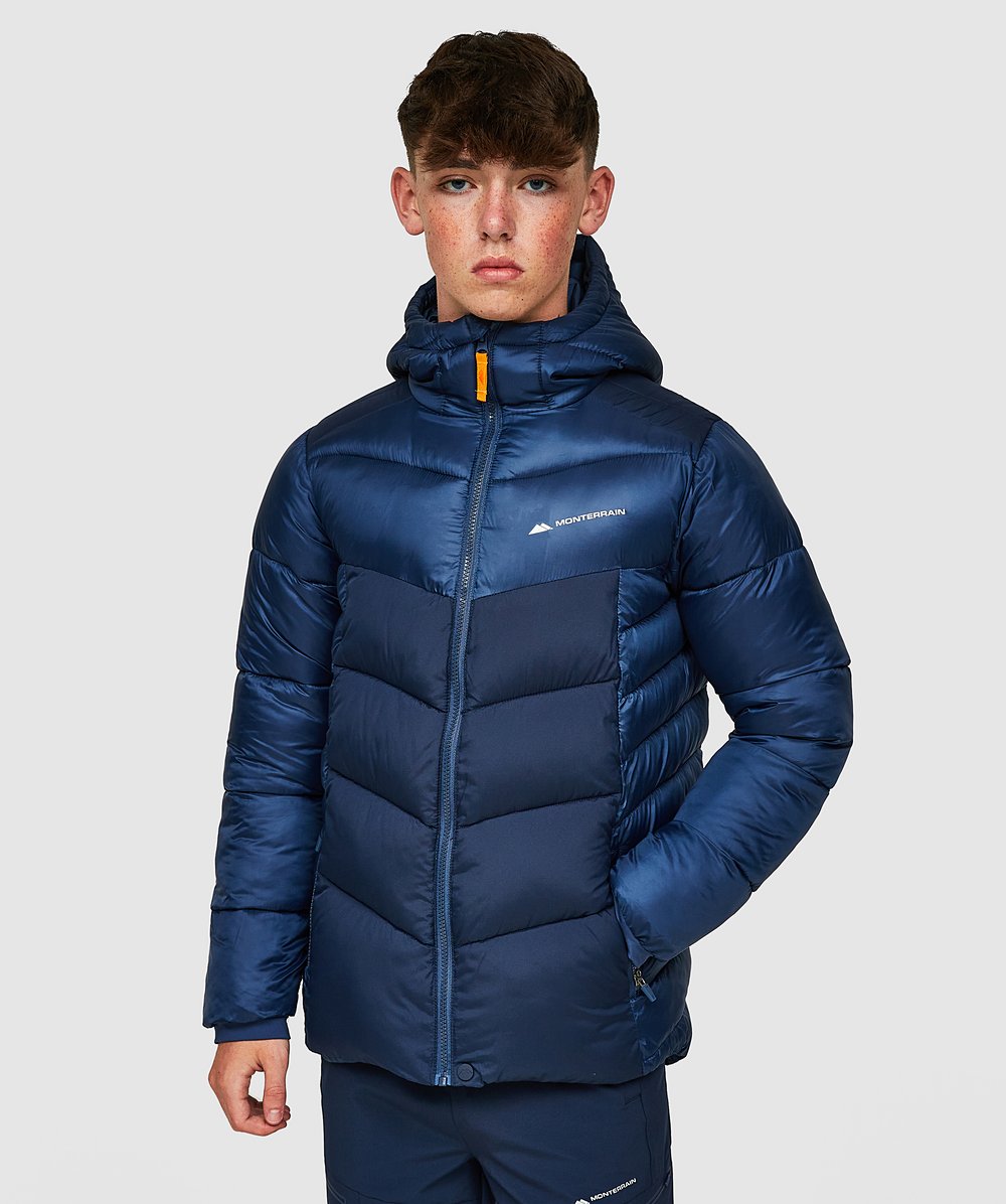 Junior Apex 2.0 Puffer Jacket | Dress Blue / Dark Denim | Monterrain