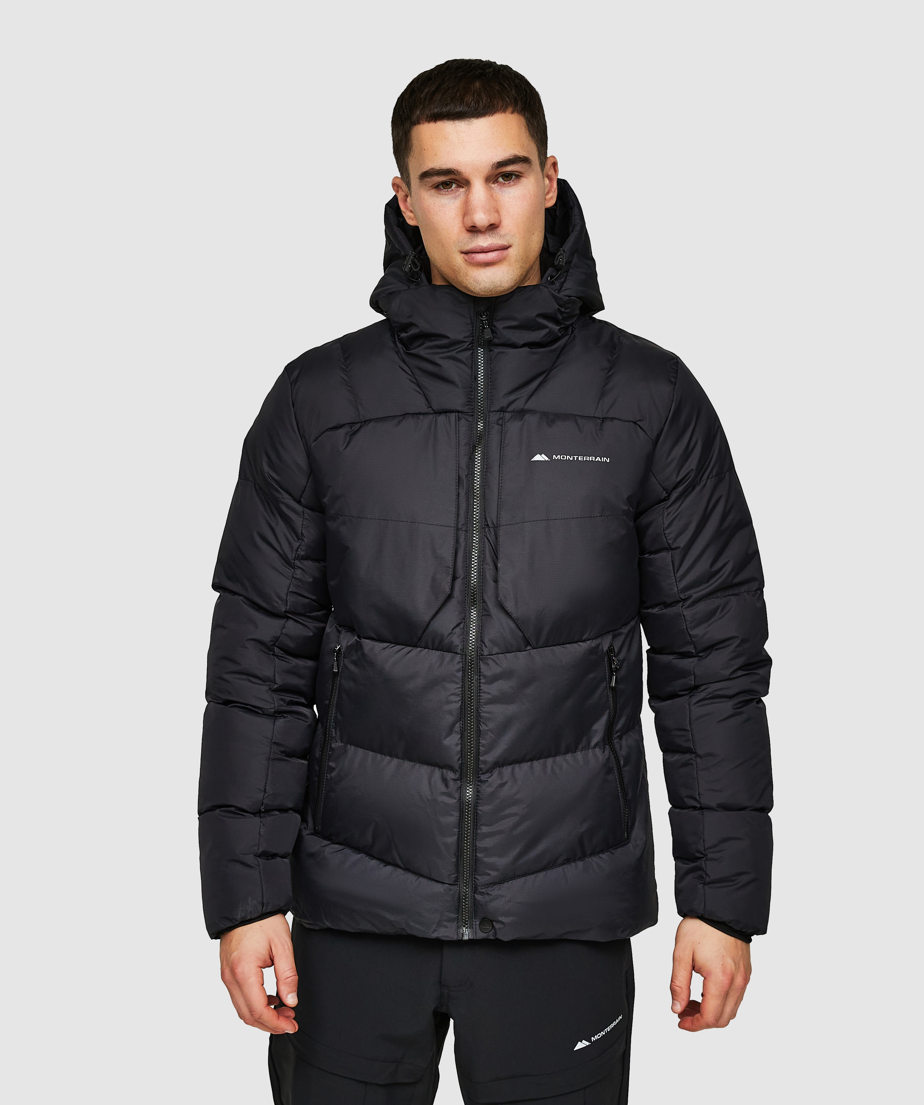Polar Puffer Jacket Jet Black Monterrain