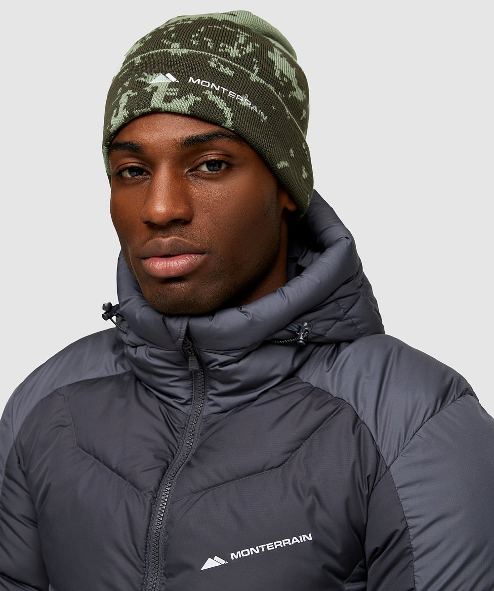 Faction Knitted Beanie Hat | Forest Night / Seaspray | Monterrain