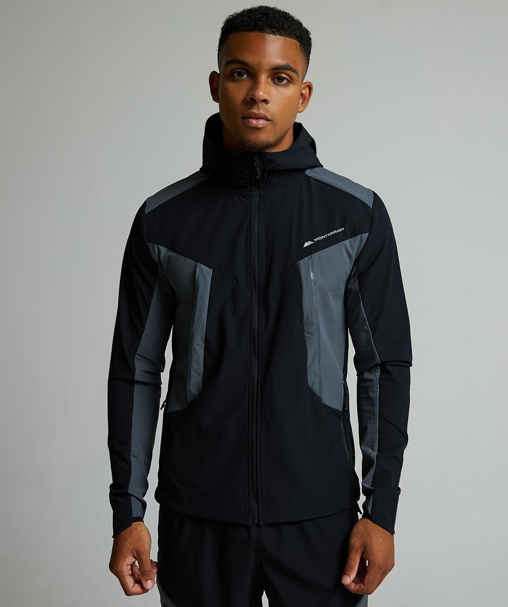 Dynamic 2.0 Woven Hoodie | Jet Black / Iron Gate | Monterrain