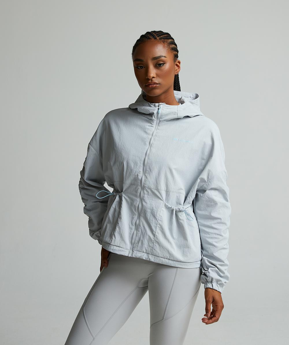 Womens Glide 2.0 Full Zip Light Jacket | Micro Chip / Spun Sugar ...