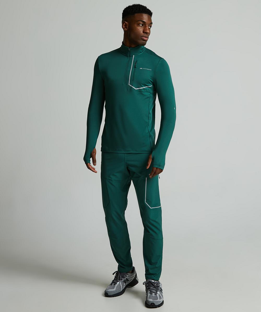 Ramble 3.0 Quarter Zip Long Sleeve T-Shirt | Trekking Green
