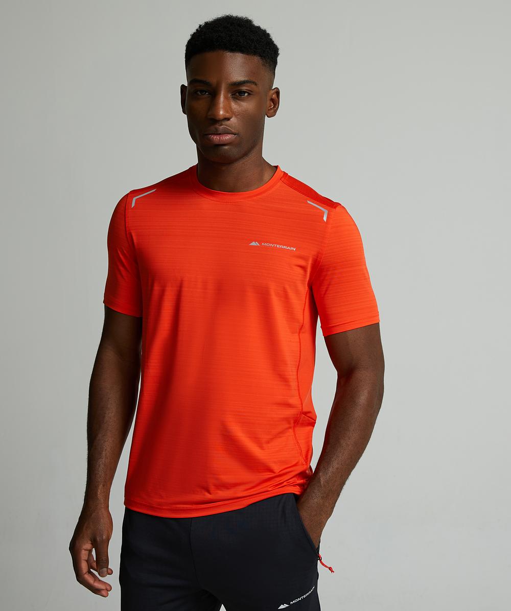Lyder 3.0 Space Dye T-Shirt | Tangerine Tango | Monterrain