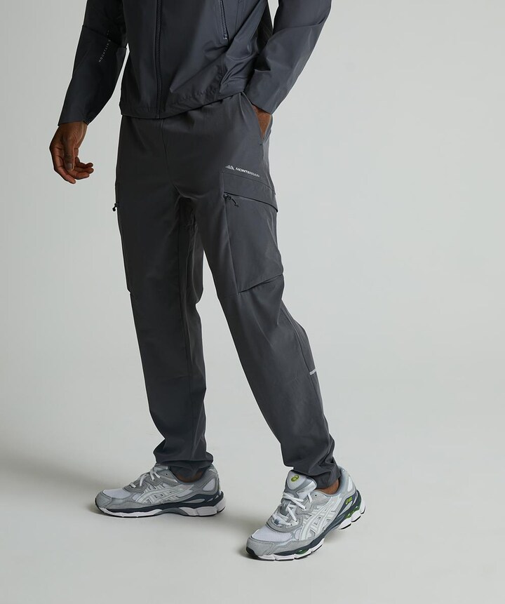 Avento 74pn Running Long – Pantaloni Lunghi Unisex Da Corsa Con Tasche E Rifrangenti (Nero)