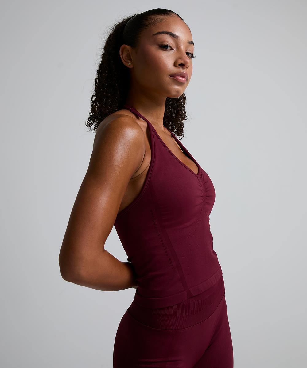 Suntra Seamless Longline Halter Top