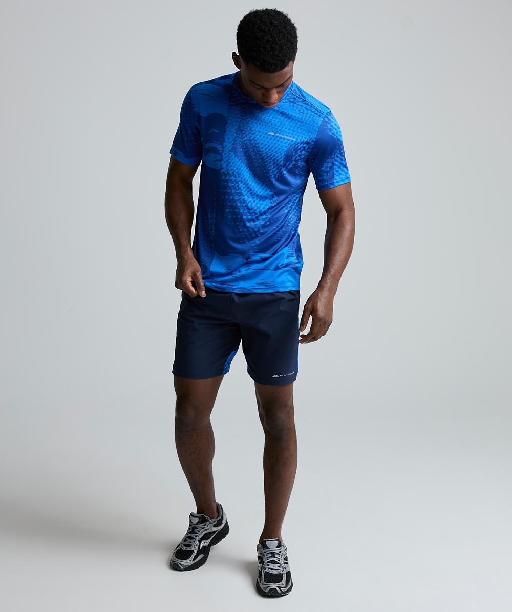 Divide Woven Running Short
