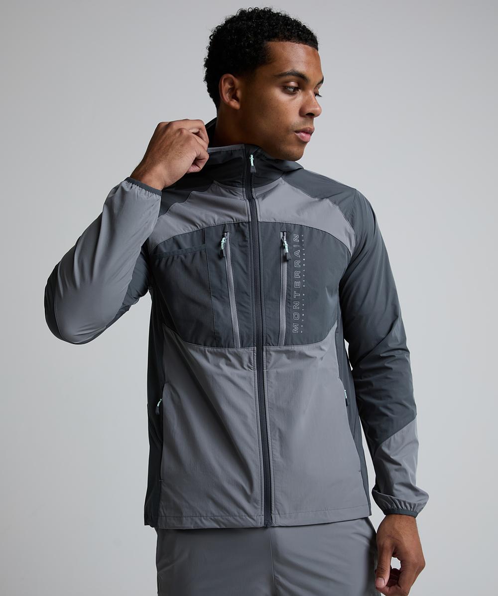 Forge Woven Hoodie | Forged Steel / Midnight Echo / Steam Green
