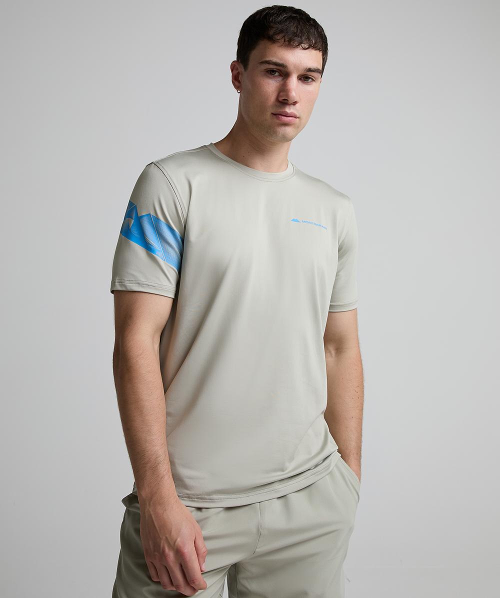 Distance T-Shirt | Ancient Pewter / Feather Blue | Monterrain