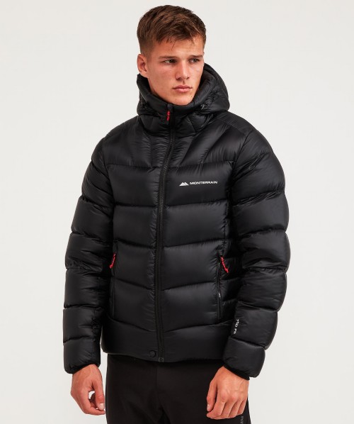 DOWN PUFFER JACKET - Black