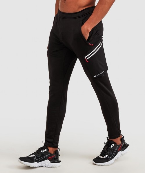 Dinar Poly Running Pant | Black 