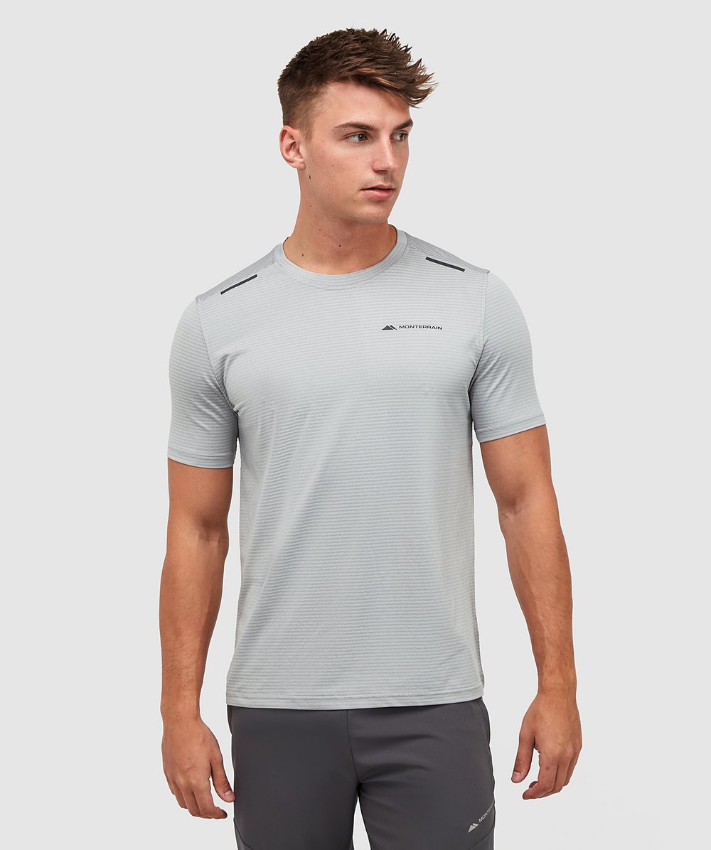 Velocity T-Shirt | Light Grey | Monterrain