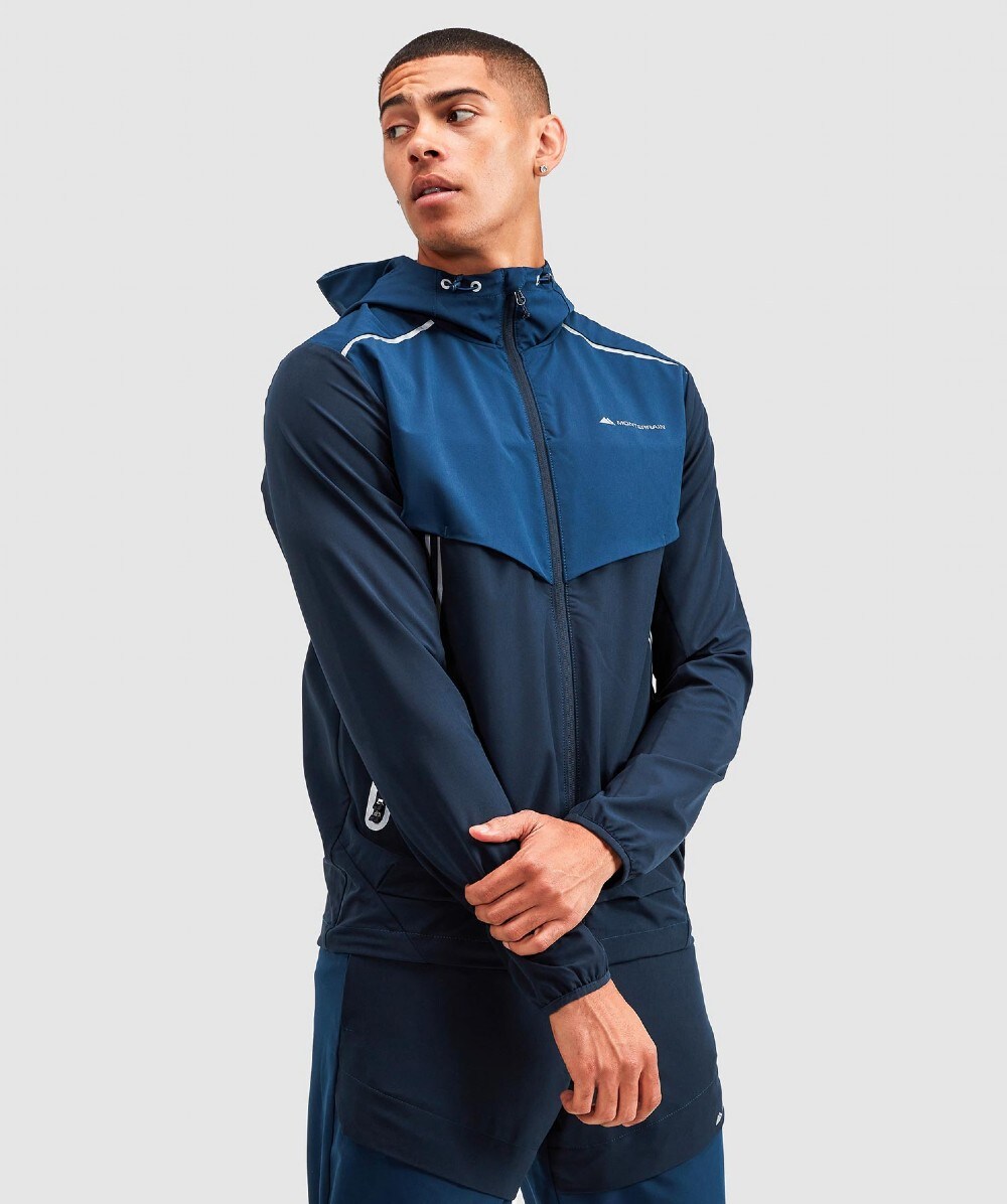 Refraction Woven Running Jacket Navy / Navy Monterrain