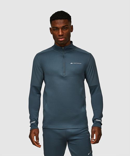 Vinson 2.0 Quarter Zip Long Sleeve T-Shirt | Dark Slate | Monterrain