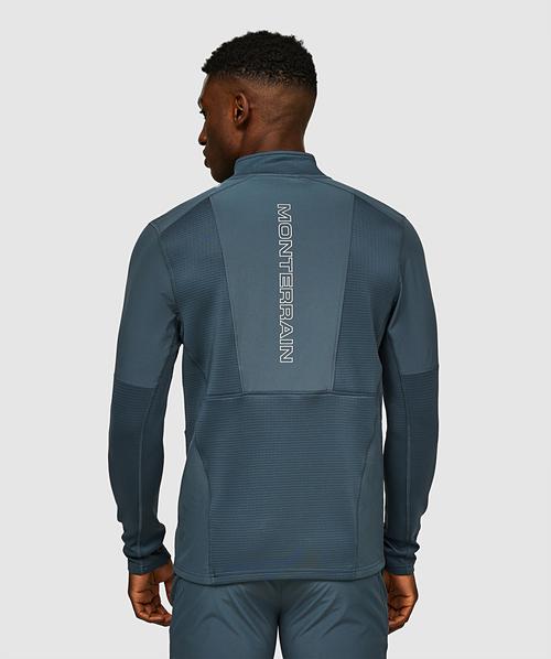 Vinson 2.0 Quarter Zip Long Sleeve T-Shirt | Dark Slate | Monterrain