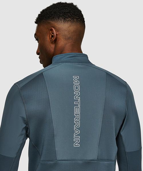 Vinson 2.0 Quarter Zip Long Sleeve T-Shirt | Dark Slate | Monterrain