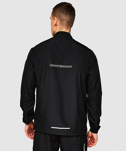 Zip through running jacket Clearance