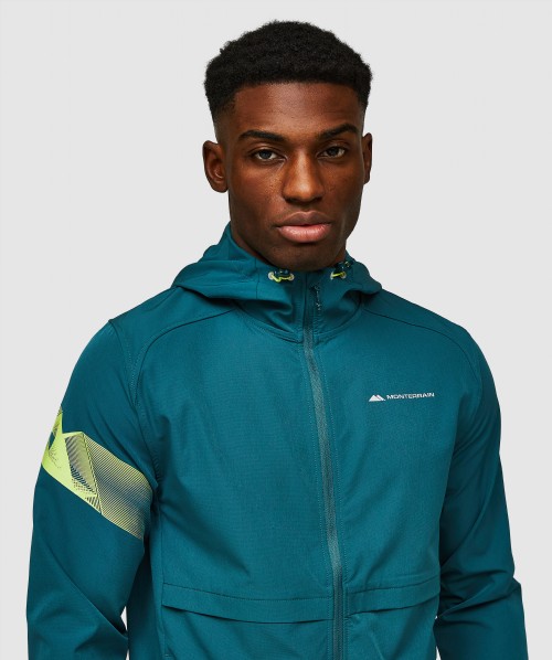 Distance Woven Hoodie | Balsam / Sharp Green | Monterrain