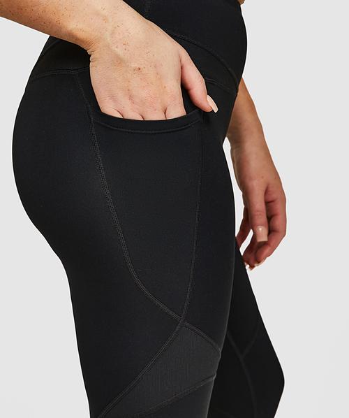 Womens Altitude 3.0 Legging | Jet Black | Monterrain