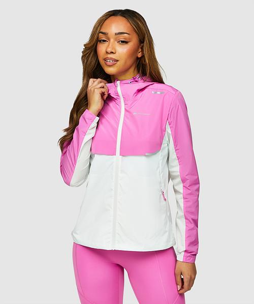 Womens Chase Running Windrunner Super Pink Diaphanous Monterrain