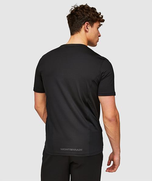 Speed 2.0 Poly T-Shirt | Jet Black / Jet Black | Monterrain