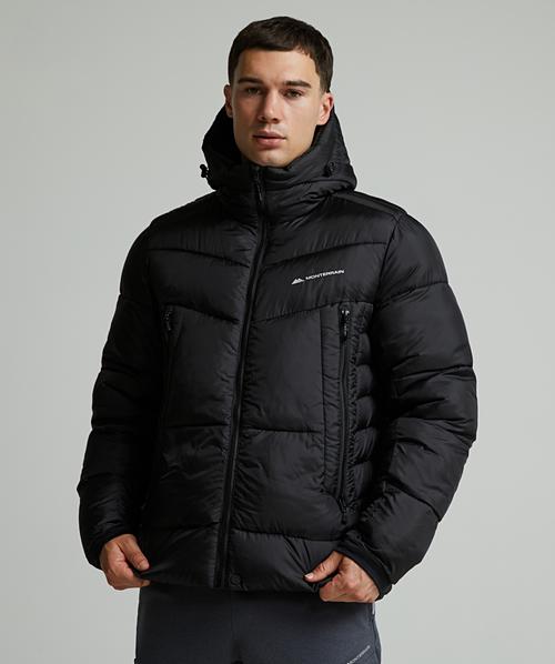 Monterrain All Black Puffer Coat Blanc Puffer Jacket Jet Black