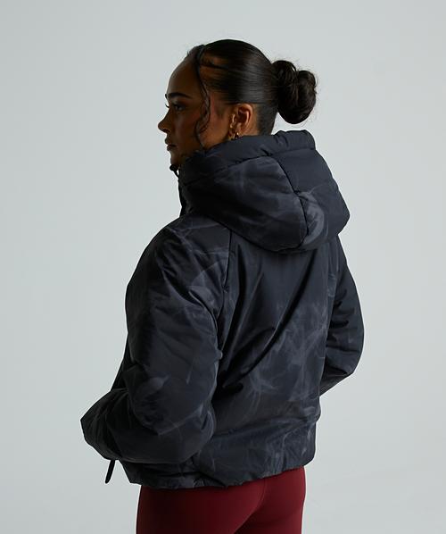 Womens Anada Padded Jacket | Jet Black | Monterrain