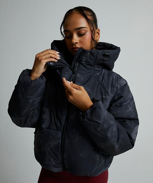 Womens Anada Padded Jacket | Jet Black | Monterrain