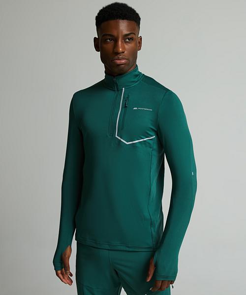 Ramble 3.0 Quarter Zip Long Sleeve T-Shirt | Trekking Green