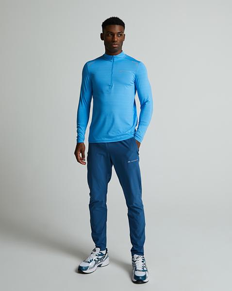 Lyder 3.0 Space Dye Quarter Zip T-Shirt | Azure Blue | Monterrain