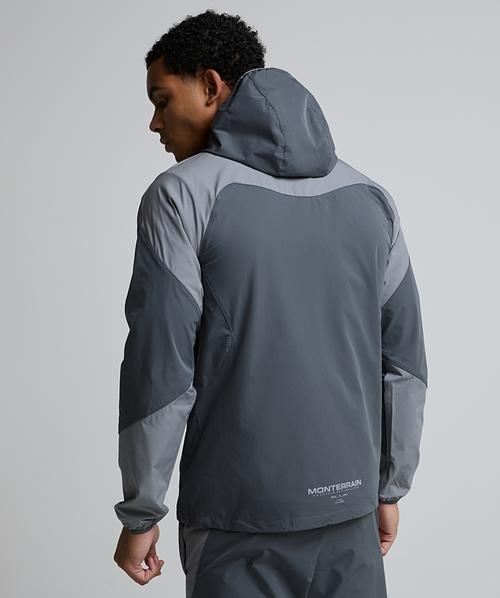 Forge Woven Hoodie | Forged Steel / Midnight Echo / Steam Green