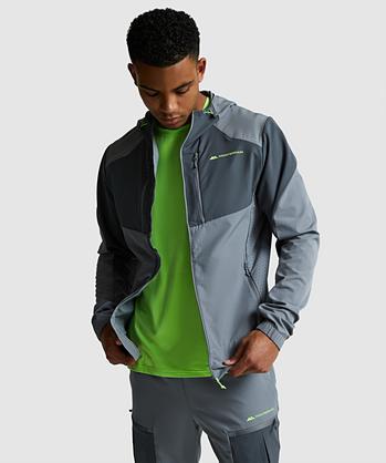 Orbit Woven Running Hoodie | Night Owl / Iron Gate / Volt | Monterrain